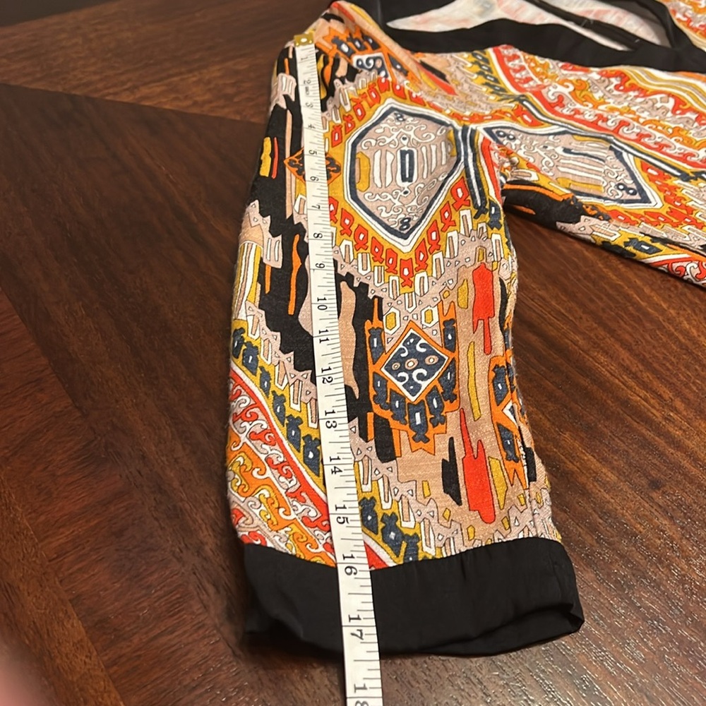 Trina Turk | Kurta Silk Blend Tribal Print Dress | Size 6 - Picture 10 of 12
